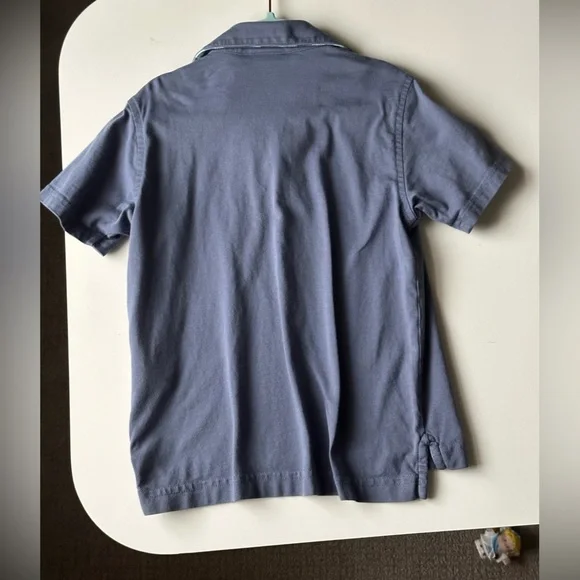 Psycho bunny polo VGUC size XS 5/6 blue short sleeve spring summer clothes kids - Picture 4 of 7